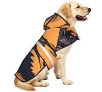 Monster Assemblage Waterproof Dog Raincoat And Rain Jacket For Small Medium Large Dogs With Reflective Stripes And Adjustable Belly Strap