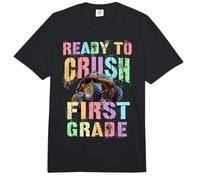 Monster Boy Ready to Crush First Grade Rockstar 1st Gr Rocks Comfort Colors Adult Heavyweight T-Shirt