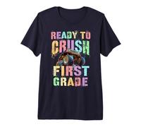 Monster Boy Ready to Crush First Grade Rockstar 1st Gr Rocks Premium T-Shirt