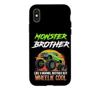 MONSTER BROTHER Like a Normal Brother but Wheelie Cool Case for iPhone X/XS