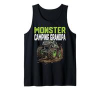 Monster Camping Grandpa Truck Father's Day Mud Riding Tank Top