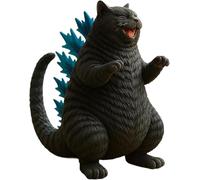 Monster Cat Roar Figurine, Novelty Funny Figurine, Decor for Home and Office Desk, Gift for Monster Fans, Cat Lovers and Quirky Collectibles Lovers. (black)