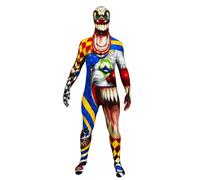 Morphsuits Official Adults Scary Clown Monster Fancy Dress Costume - Medium