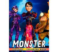 Monster Coloring Book: Intersting Action Series for Anyone to Love Drawing | With High-Quality Pictures for Pages for Relaxation