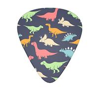 Monster Dinosaur 12 Pack Guitar Picks Guitar Plectrums for Electric Acoustic Bass Guitarï¼ˆSpec 0.46 0.71 0.96mmï¼‰