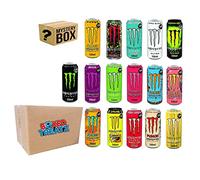 Monster Energy 12x500ml Mystery Bundle - Assorted Zero Sugar and Juiced Flavors - All Flavors 1Pc Each Boxed Treatz