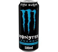 Monster Energy Absolutely Zero Can, Sugar Free Energy Drink 24 X 500ml