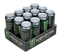 Monster Energy can, Pack of 12, 12 x 0.5 l