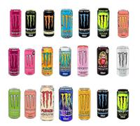 Monster Energy Drink 12 Assorted Flavours 500ml Monster Energy Drink Zero Sugar Monster Energy Drink Juiced All Flavours 1Pc Each - 12x500ml Bundle Boxed Bhakti Trading Ltd