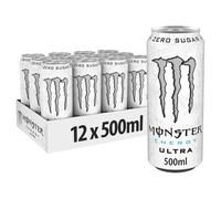 Monster Energy Drink Can - 500ml - Ultra White (12Pack)