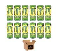 Monster Energy Drink Flavours | Juiced, Zero Sugar, Ultra, Monarch, Fiesta Mango, Strawberry Dreams, VR46, Punch | High Caffeine Sports Energy Drink | 500ml (Pack 12, Rio Punch)
