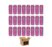 Monster Energy Drink Flavours | Juiced, Zero Sugar, Ultra, Monarch, Fiesta Mango, Strawberry Dreams, VR46, Punch | High Caffeine Sports Energy Drink | 500ml (Pack 24, Ultra FantaBy Ruby Red)