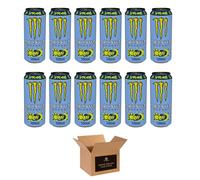 Monster Energy Drink Flavours | Juiced, Zero Sugar, Ultra, Monarch, Fiesta Mango, Strawberry Dreams, VR46, Punch | High Caffeine Sports Energy Drink | 500ml (Pack 12, VR46 Zero Sugar)