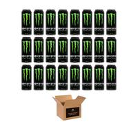 Monster Energy Drink Flavours | Juiced, Zero Sugar, Ultra, Monarch, Fiesta Mango, Strawberry Dreams, VR46, Punch | High Caffeine Sports Energy Drink | 500ml (Pack 24, Green Energy)
