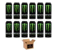 Monster Energy Drink Flavours | Juiced, Zero Sugar, Ultra, Monarch, Fiesta Mango, Strawberry Dreams, VR46, Punch | High Caffeine Sports Energy Drink | 500ml (Pack 12, Green Energy)