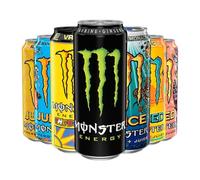 Monster Energy Drink HCO Bundle |12 x 500ml Mixed Flavour Energy Drink Bundle | Choose Full Sugar Assorted or Zero Sugar Ultra Bundles | HCO Purchase Card Included (Full Sugar Assorted 12 x 500ml)