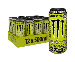 Monster Energy Drink Lando Norris Zero Sugar 500ml (Pack Of 12) | Free Delivery