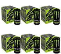 Monster Energy Drink Original Green Zero Sugar 6 x 4 x 500ml