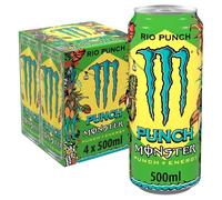 Monster Energy Drink Rio Punch, 4 x 500ml