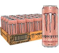 Monster Energy Drink Ultra Peachy Keen Energy Drink Cans 24 x 500mL