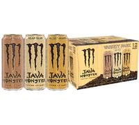 Monster Energy Java Monster Variety Pack - Mean Bean, Loca Moca, Salted Caramel, Coffee + Energy Drink, 425 ml (Pack of 12)