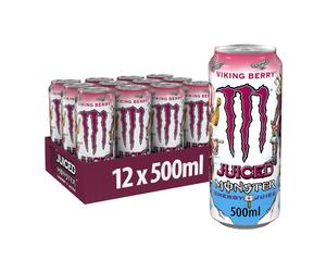 Monster Energy Juiced Viking Berry Energy Drink 500ml 12 Pack