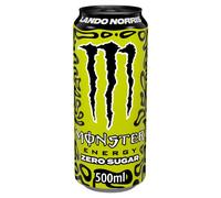 Monster Energy Lando Norris Zero Sugar Energy Drink 12 x 500ml Cans | Zero Sugar | B Vitamins | Taurine | Guarana | Limited Edition