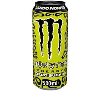 Monster Energy Lando Norris Zero Sugar Energy Drink | Zero Sugar | B Vitamins | Taurine | Guarana | Limited Edition (Pack Of 12 x 500ml)