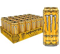 Monster Energy Ultra Gold, Sugar Free Energy Drink, 16 Ounce (Pack of 24)