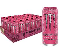 Monster Energy Ultra Rosá sugar-free energy drink, 473 ml (pack of 24).