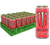 Monster Energy Ultra Watermelon Sugar-Free Energy Drink, 473 ml (Pack of 24)