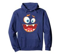 Monster Face Halloween Matching Costume Zombie Men Boys Kid Pullover Hoodie