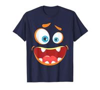 Monster Face Halloween Matching Costume Zombie Men Boys Kid T-Shirt