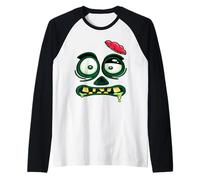 Monster Face Halloween Matching Costume Zombie Men Women Kid Raglan Baseball Tee