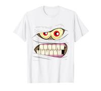 Monster Face Halloween Matching Costume Zombie Mummy Men Kid T-Shirt
