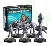 Monster Fight Club Cyberpunk Red Combat Zone Miniatures Expansion: Edgerunners 1 Starter Gang