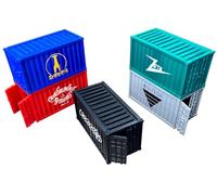 Monster Fight Club Cyberpunk Red Combat Zone Miniatures: Cargo Containers Limited Edition