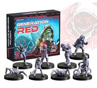 Monster Fight Club Cyberpunk Red Combat Zone Miniatures Expansion: Generation Red Starter Gang