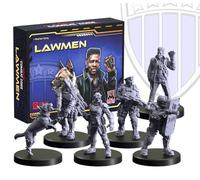Monster Fight Club Cyberpunk Red Combat Zone Miniatures Expansion: Lawmen Starter Gang