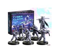 Monster Fight Club Cyberpunk Red Combat Zone Miniatures: Tyger Claws Starter Gang
