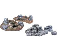 Monster Fight Club: Rock Hills & Broken Ground Bundle (2 Items) - Tabletop Gaming Miniatures - Gaming Scenery - 8+ Years