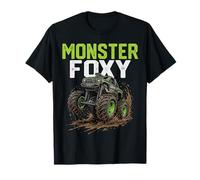 Monster Foxy Monster Truck Mothers Day Family Matching T-Shirt