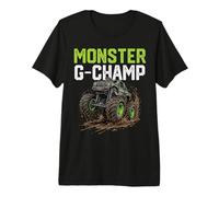 Monster G-Champ Truck Father's Day Mud Riding Premium T-Shirt
