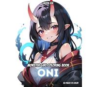 Monster Girl Coloring Book: Oni