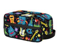 Monster Graffiti Wall Travel Toiletry Bag for Men , Hanging Dopp Kit - Waterproof Shaving Bag Bathroom Bags Wash Bag for Toiletries Accessories