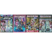 MONSTER HIGH 1-5 COLLECTION / 1+2. SCAREMESTER COLLECTION + NEW GHOUL AT SCHOOL / 3. BOO YORK BOO YORK / 4. GHOULS RULE / 5. WELCOME TO ... THE ORIGIN STORY = ULTIMATE 4x DVD UK SET
