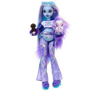 Monster High Doll, Abbey Bominable Yeti Fashion Doll with Pet Mammoth and Themed Accessories, HNF64