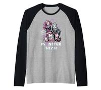 Monster High Alumni - Draculaura Frankie Clawdeen Group Tour Raglan Baseball Tee