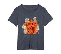 Monster High Alumni - Ghouls Night Out Group T-Shirt, Women's Plus, Heather Blue, 6X