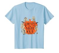 Monster High Alumni - Ghouls Night Out Group T-Shirt, Youth, Baby Blue, Small